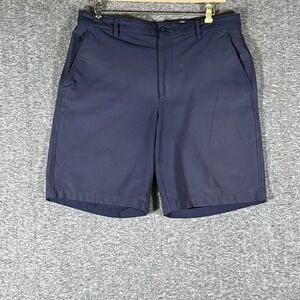 Footjoy‎ FJ Shorts Navy  Pleated Chino Golf Performance Nylon Mens Size 36